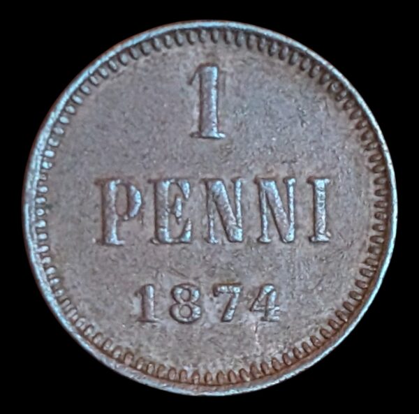 Finland 1874 1 Penni