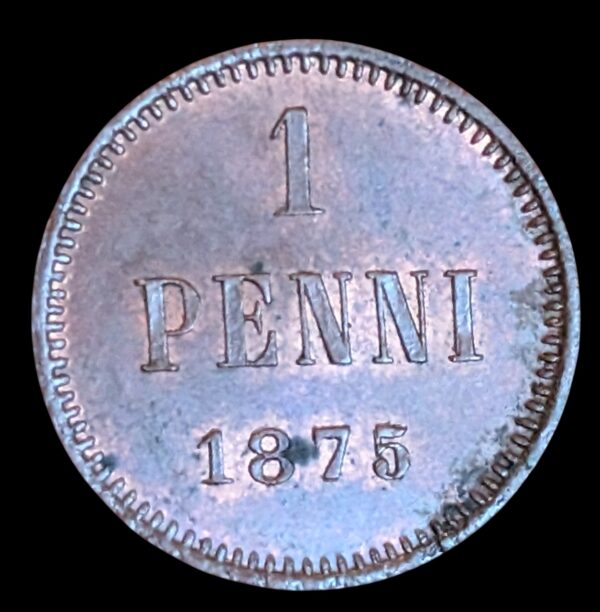 Finland 1875 1 Penni