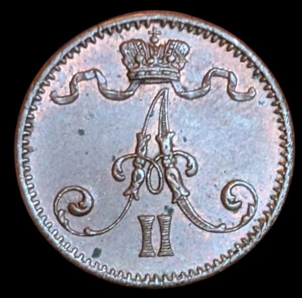 Finland 1875 1 Penni - Image 2