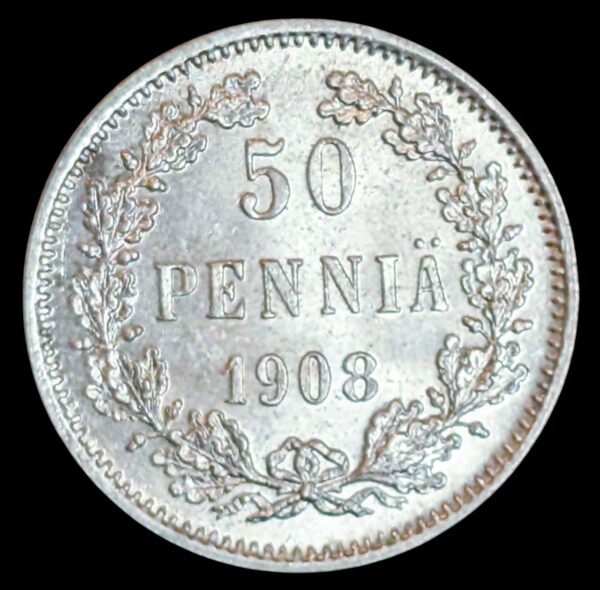 Finland 1908 50 Pennia