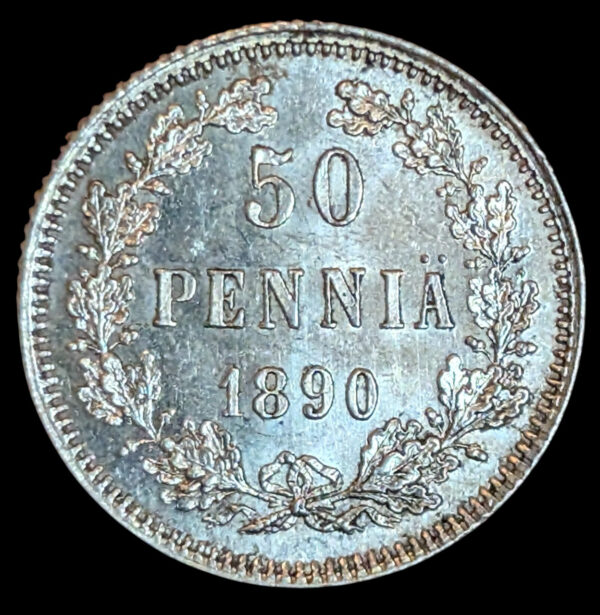 Finland 1890 L 50 Pennia