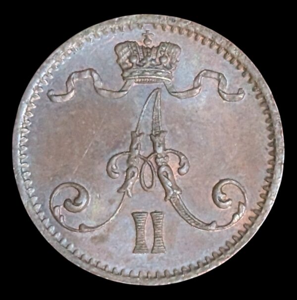 Finland 1875 1 Penni - Image 2
