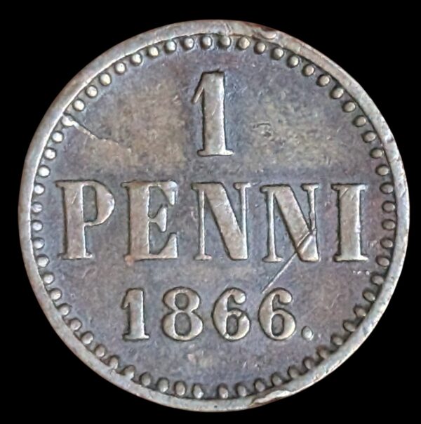 Finland 1866 1 Penni