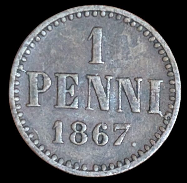 Finland 1867 1 Penni