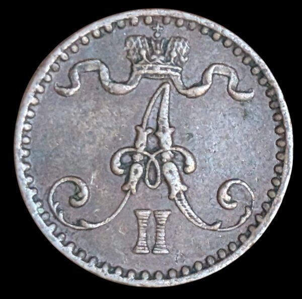 Finland 1867 1 Penni - Image 2