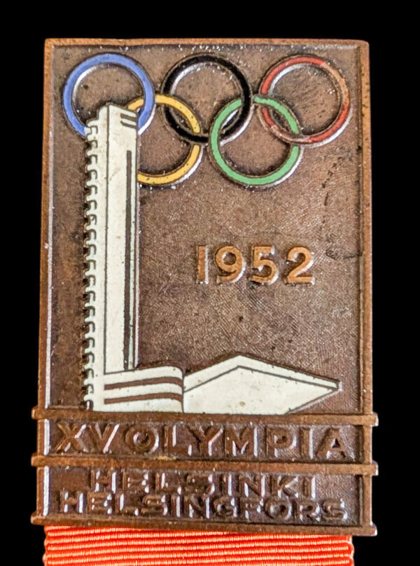 Toimitsijamerkki pronssi Helsingin Olympialaiset 1952, Yleisurheilu