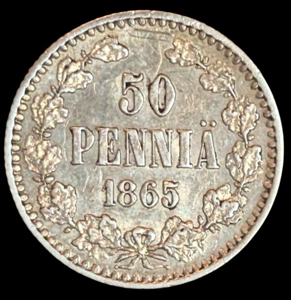 Finland 1865 S 50 Pennia