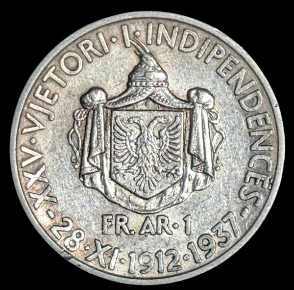 Albania 1 Frang 1937