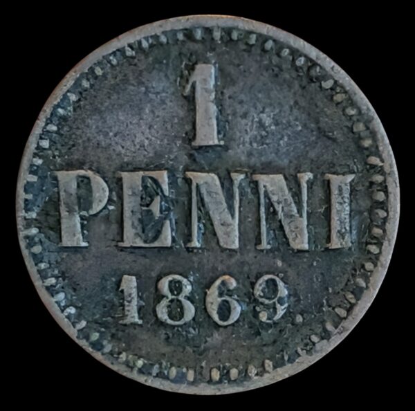 Finland 1869 1 Penni