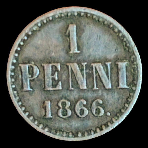 Finland 1866 1 Penni