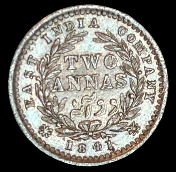 Intia 2 Annas 1841