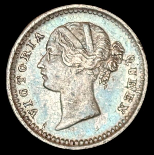 Intia 2 Annas 1841 - Image 2