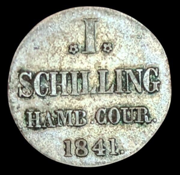 Hamburg 1841 HSK 1 Schilling