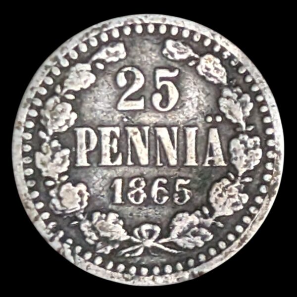Finland 1865 S 25 Pennia