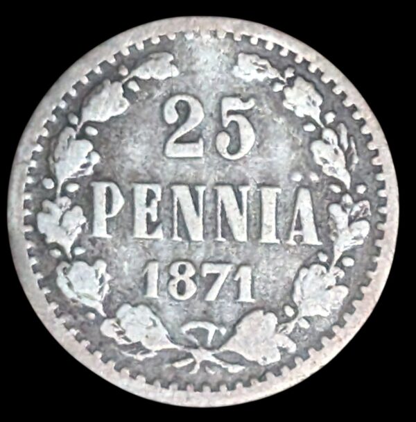 Finland 1871 S 25 Pennia