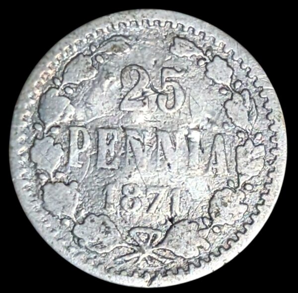 25 Penniä 1871 S