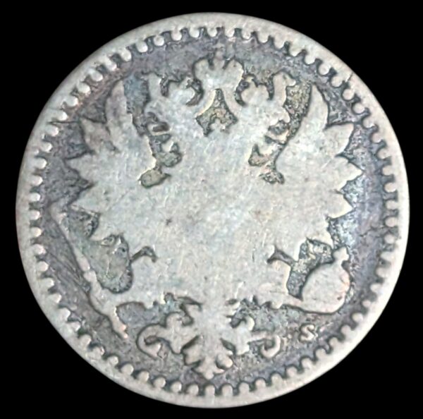 25 Penniä 1866 S - Image 2