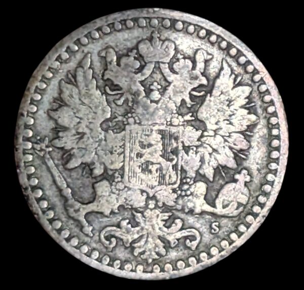 25 Penniä 1871 S - Image 2