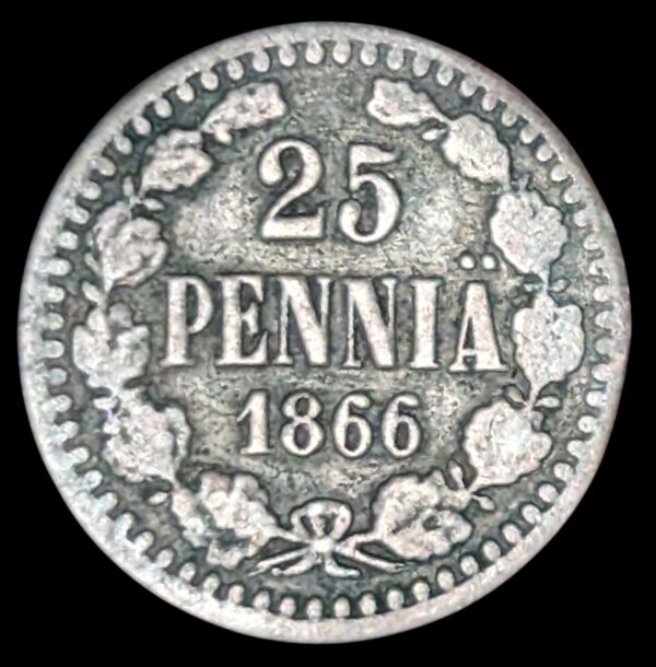Finland 1866 S 25 Pennia