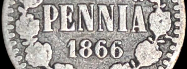 25 Penniä 1866 S, SNY 266.1.3