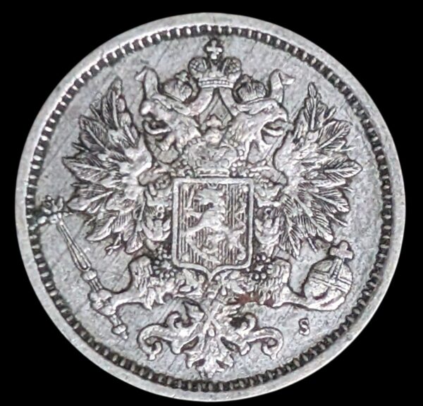 25 Penniä 1872 S - Image 2