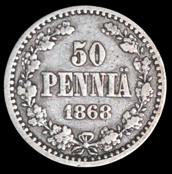 Finland 1868 s 50 Pennia