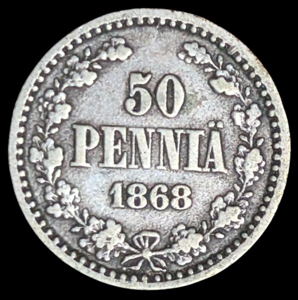 Finland 1868 s 50 Pennia