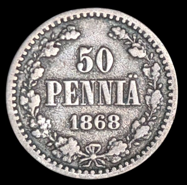 Finland 1868 s 50 Pennia