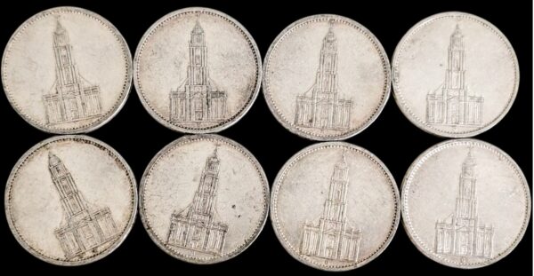 Saksa, 5 Reichsmark 1934, 8kpl - Image 2