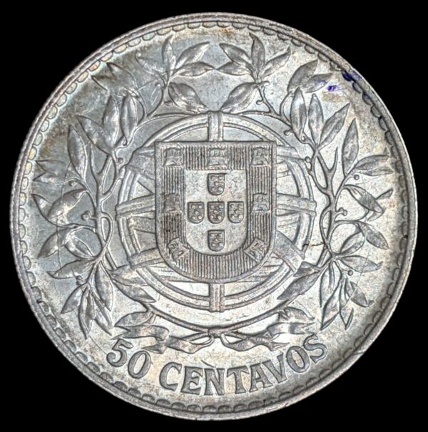 Portugali 50 Centavos 1916 - Image 2