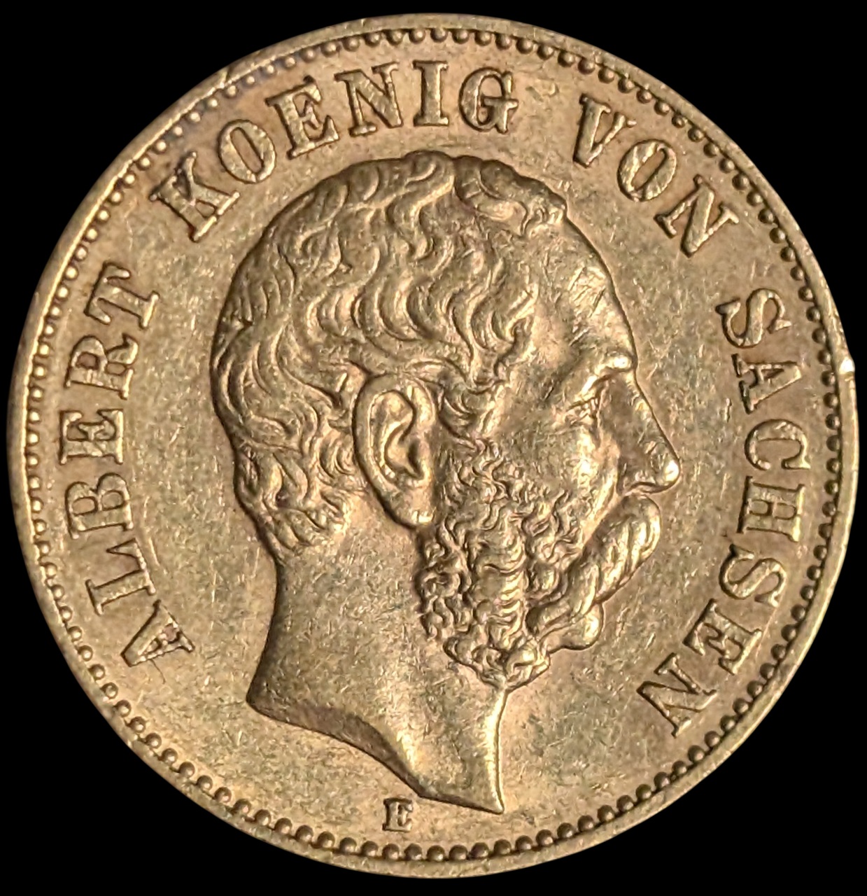 Saksa, Saksi 20 Mark 1894 E Kultaraha - Image 2