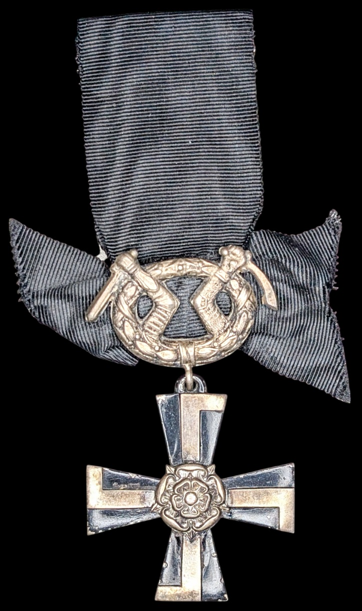 Finland 1941 4th Class Cross with Black Ribbon, Mourning Cross - Image 2