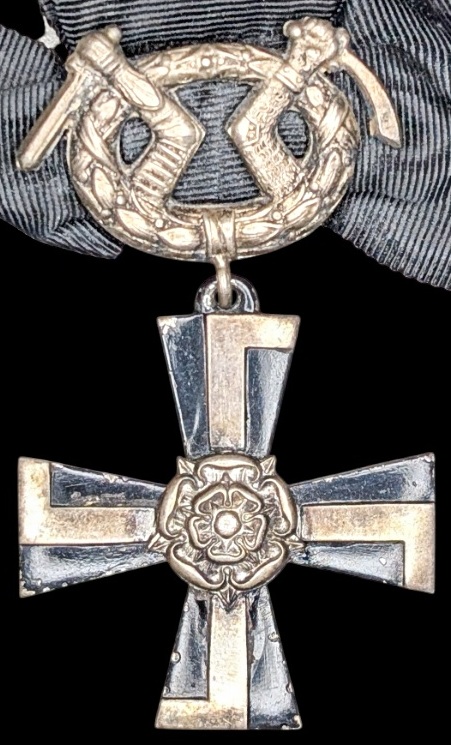 Finland 1941 4th Class Cross with Black Ribbon, Mourning Cross