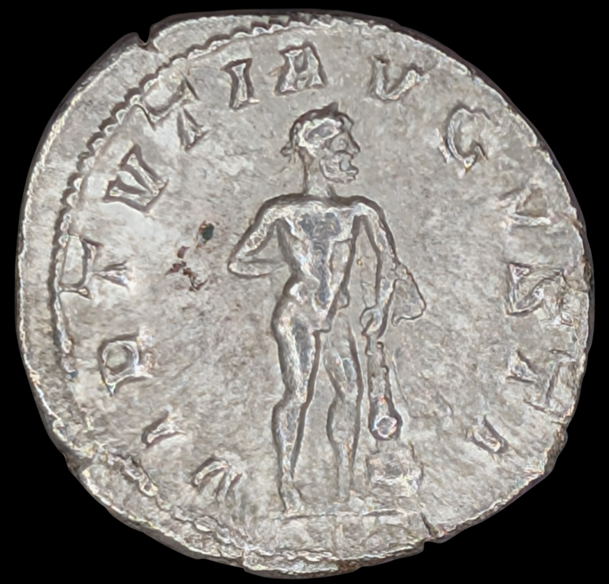 Gordian III 241-243 jKr, AR Antoninianus, Herakles, Rooma - Image 2