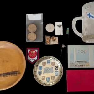 Erä olympialaisten muistoesineitä