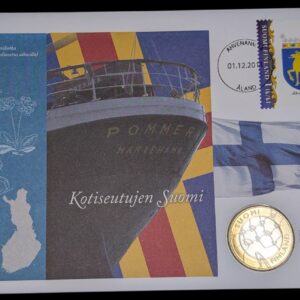 5 € 2011 Maakuntasarja, Ahvenanmaa, rahakirjeessä