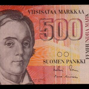 Finland 1986 500 Markkaa Litt. A 7027947512 Sor – Koi