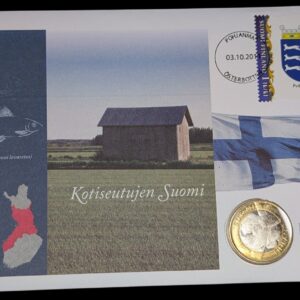 5 € 2011 Maakuntasarja, Pohjanmaa, rahakirjeessä