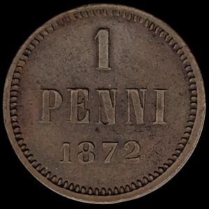 Finland 1872 1 Penni