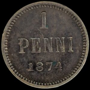 Finland 1874 1 Penni