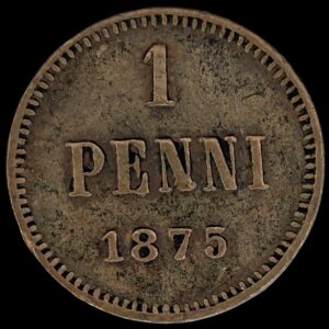 Finland 1875 1 Penni