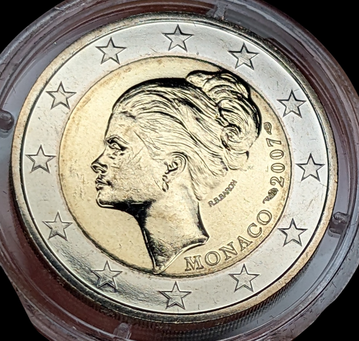 Monaco 2007 BU 2 Euro Grace Kelly Finncoin