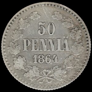 Finland 1864 s 50 Pennia