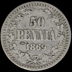 Finland 1869 s 50 Pennia