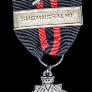 Talvisodan muistomitali Suomussalmi soljella