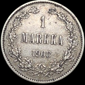 1 Markka 1908 L