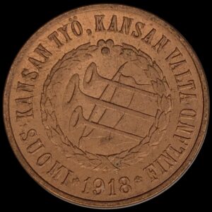 5 Penniä 1918 Kansanvaltuuskunta
