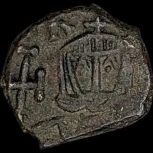 Leo V 813-820 jKr., Æ Follis, Syrakusa