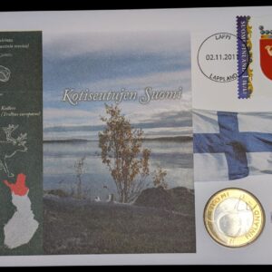 5 € 2011 Maakuntasarja, Lappi, rahakirjeessä