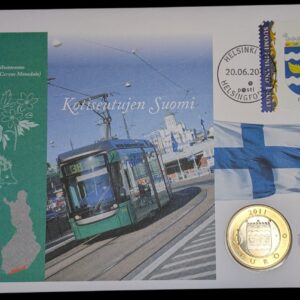 5 € 2010 Maakuntasarja, Uusimaa, rahakirjeessä